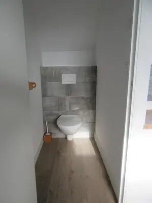 Salle de bains dans l'établissement Les Bordes