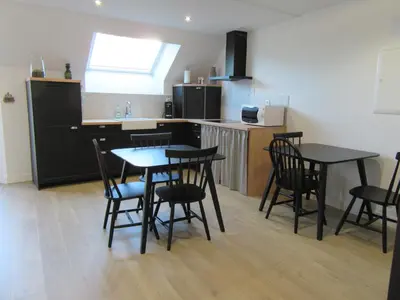 Cuisine ou kitchenette dans l'établissement Les Bordes