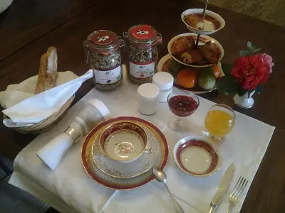 Nourriture dans le B&B/chambre d'hôtes ou à proximité