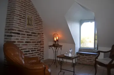 Coin salon dans l'établissement LA MAISON DU PECHEUR