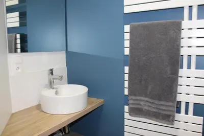 Salle de bains dans l'établissement STUDIO COCON ULTRA CENTRE LE MANS