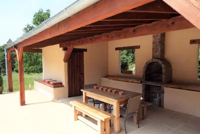Terrasse ou espace extérieur de l'établissement Paulanosa Gite