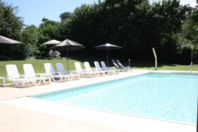 Piscine de l'établissement Orchard View Gite ou située à proximité