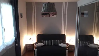 Coin salon dans l'établissement chambre d'hôte - La ruche des Bleuets