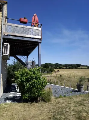 Paysage naturel près de la maison d'hôtes