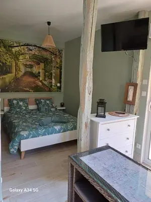 Un ou plusieurs lits dans un hébergement de l'établissement L'intervalle des 18 châteaux