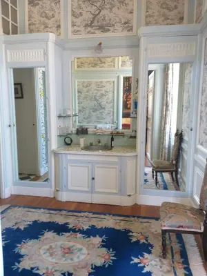 Salle de bains dans l'établissement Chateau du Guérinet D'Orchaise