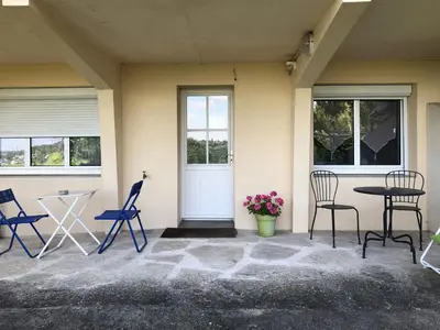 Balcon ou terrasse dans l'établissement Les Agapanthes Site de Fondettes
