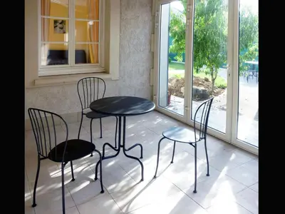 Balcon ou terrasse dans l'établissement Les Agapanthes site de La Riche