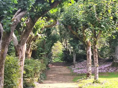 Jardin de l'établissement Appartement du Château du Grand Bouchet