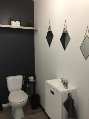 Salle de bains dans l'établissement le gite de Jules
