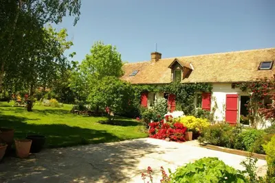 Jardin de l'établissement chambre chez l'habitant
