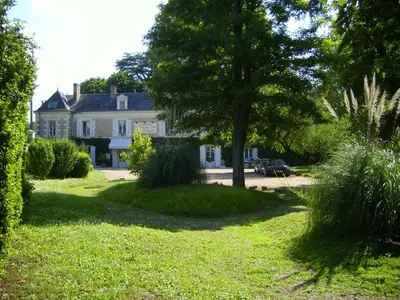 Jardin de l'établissement Hostellerie le Clos du Cher