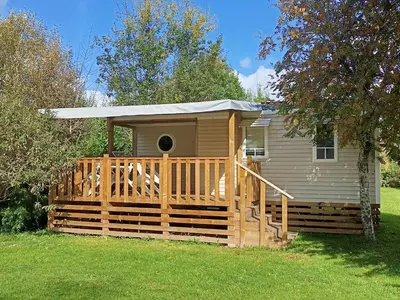 Jardin de l'établissement Camping Au Coeur de Vendome