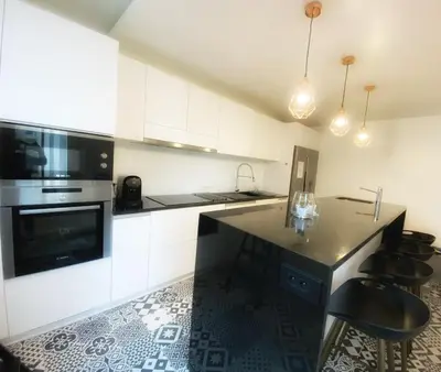 Cuisine ou kitchenette dans l'établissement Manoir 1838 à - 3 km du Zoo de Beauval & proche des châteaux