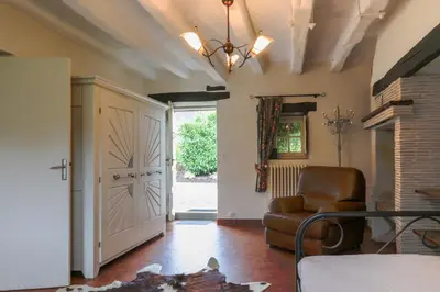 Coin salon dans l'établissement Picturesque country house - Le Mini Vau