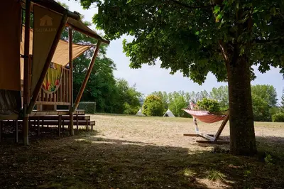Jardin de l'établissement Glamping Loire Valley