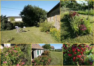 Jardin de l'établissement Maison proche circuit 24h du Mans