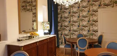 Coin salon dans l'établissement LA MAISON LEONARD