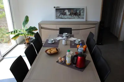 Plateau bouilloire dans l'établissement B&B La Lyre