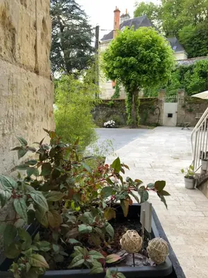 Jardin de l'établissement Chambre Troglodytique Villa Marie Louise