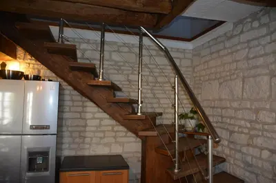 Cuisine ou kitchenette dans l'établissement gite en touraine climatise