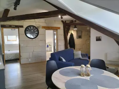 Coin salon dans l'établissement Brume de Loire