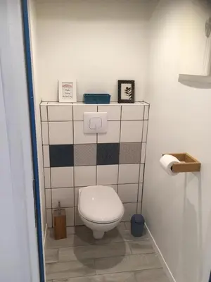 Salle de bains dans l'établissement Berlingot