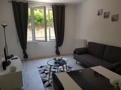 Coin salon dans l'établissement Le cosy d’Amboise