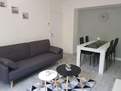 Coin salon dans l'établissement Le cosy d’Amboise