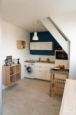 Cuisine ou kitchenette dans l'établissement Les Beaux Jours, Tours