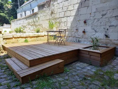 Plan de l'établissement L'ETOILE LOIRE, Saumur centre avec jardin