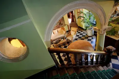 Coin salon dans l'établissement Château De La Bourdaisière
