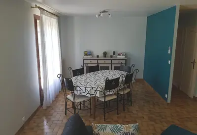 Coin salon dans l'établissement La Quietude