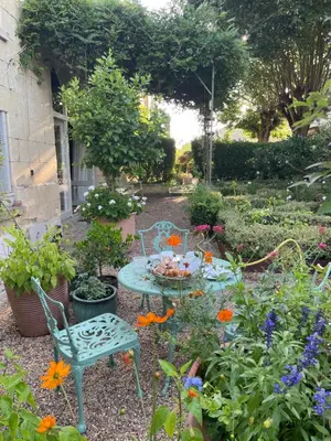 Jardin de l'établissement Les Jardins Haute Couture