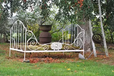 Jardin de l'établissement Chambres et tables d'hôtes Le Voriou