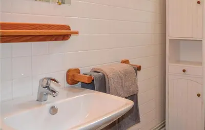 Salle de bains dans l'établissement Le Clos Des Tilleuls