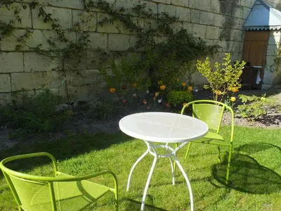 Jardin de l'établissement A la Fleur de Lys
