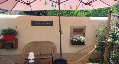 Jardin de l'établissement Guest house 