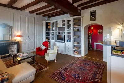 Coin salon dans l'établissement Côté Loire