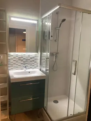 Salle de bains dans l'établissement L'INTEMPOREL - A 300m de la gare de Tours