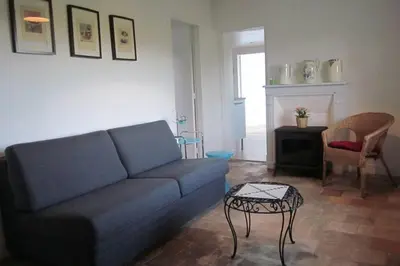 Coin salon dans l'établissement AMBOISE, maison de charme au calme