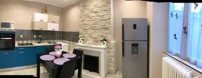 Cuisine ou kitchenette dans l'établissement Appartement porte chartraine