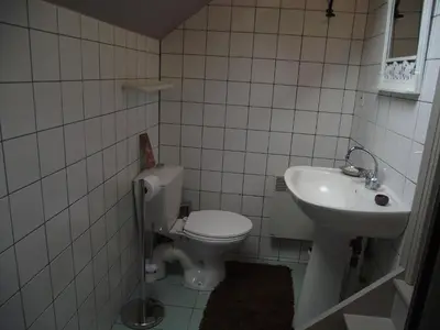 Salle de bains dans l'établissement Chambre d'hôtes Le Vaujoint