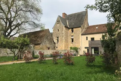 Jardin de l'établissement Gite du Plat d'Etain , confortable maison indépendante , Pays de la Loire