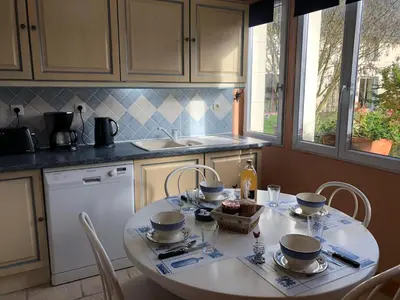 Cuisine ou kitchenette dans l'établissement Les gites de la Planchette