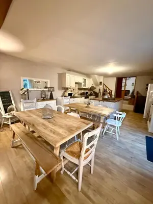 Coin salon dans l'établissement Entre Loire et Sologne Maison d'hôtes