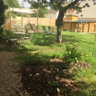 Jardin de l'établissement Entre Loire et Sologne Maison d'hôtes