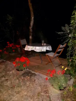 Jardin de l'établissement gîte 
