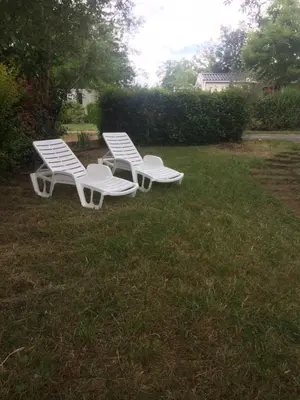 Jardin de l'établissement MOBIL HOME 6/8 places